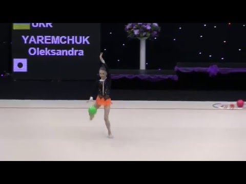 RG Junior.Yaremchuk Oleksandra.ball.UKR * Miss Valentine 2016