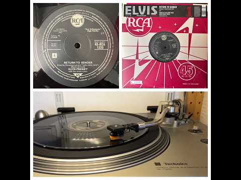 Elvis Presley: Return to sender, 1962 (45-RCA 1320, 2005 reissue on 10“) Rock‘n‘Roll on 45rpm vinyl