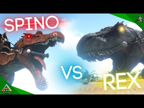 Spinosaurus vs Rex | Ark's Greatest Rivalry