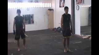 preview picture of video 'Combate sin guantes exhibicionl examen 24 mzo 13'
