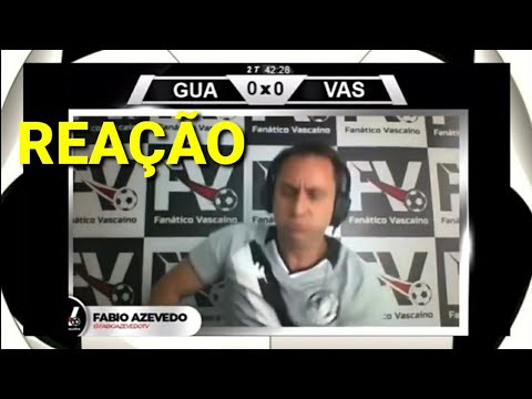 A REAÇÃO DO YOUTUBER VASCAÍNO QUANDO O CANO PERDEU O PÊNALTI | GUARANI 1X0 VASCO-SÉRIE B -04/11/2021