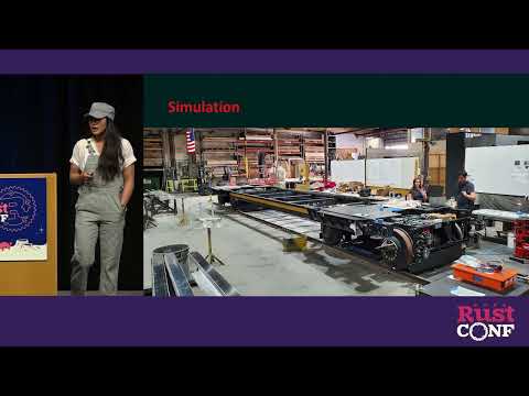 RustConf 2022 - All aboard the Rust (electric freight) train! by Julie Wang