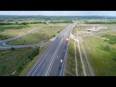 Nodul rutier Margina A1 înainte de reconfigurarea traficului
