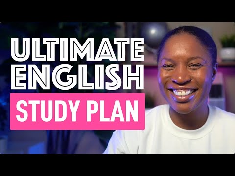 THE ULTIMATE ENGLISH STUDY PLAN | HOW TO BECOME FLUENT IN 12 MONTHS OR LESS