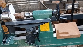 Turning A #MAHOGANY  Plate and Finishing #BLACKWALNUT  Shot Glass #SAWDUSTMAFIA #HUSBANDANDWIFETEAM