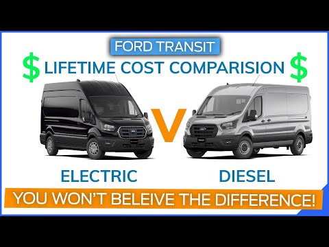 Ford E-Transit vs. Transit Diesel: Total Cost Comparison | Kosta's Eye-Opening Savings Analysis