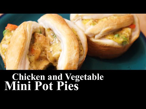 Homemade Mini Chicken And Vegetable Pot Pies Recipe | Quick and Easy | The Southern Mountain Kitchen