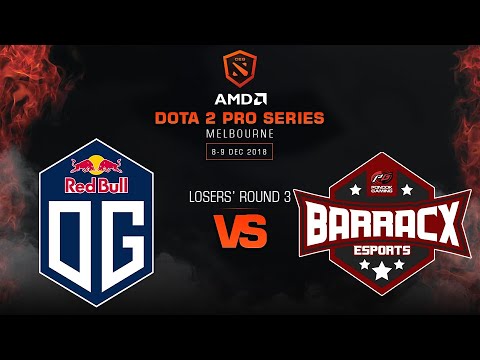 OG vs PG.BarracX - AMD Dota 2 Pro League: Losers' Round 3 w/ GoDz, MLP