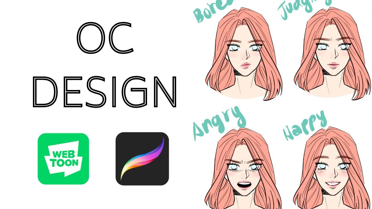 Character Design Reference Sheet for my WEBTOON