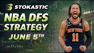 NBA DFS Strategy Friday 6/5/26 | DraftKings & FanDuel NBA Lineup Picks