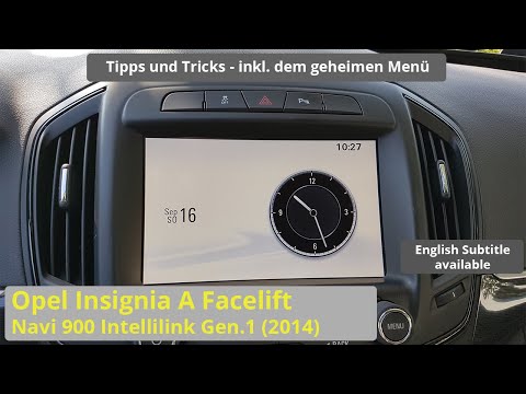 Opel Insignia A Facelift - Tipps und Tricks zum Navi 900 Intellilink Gen. 1 (2014)