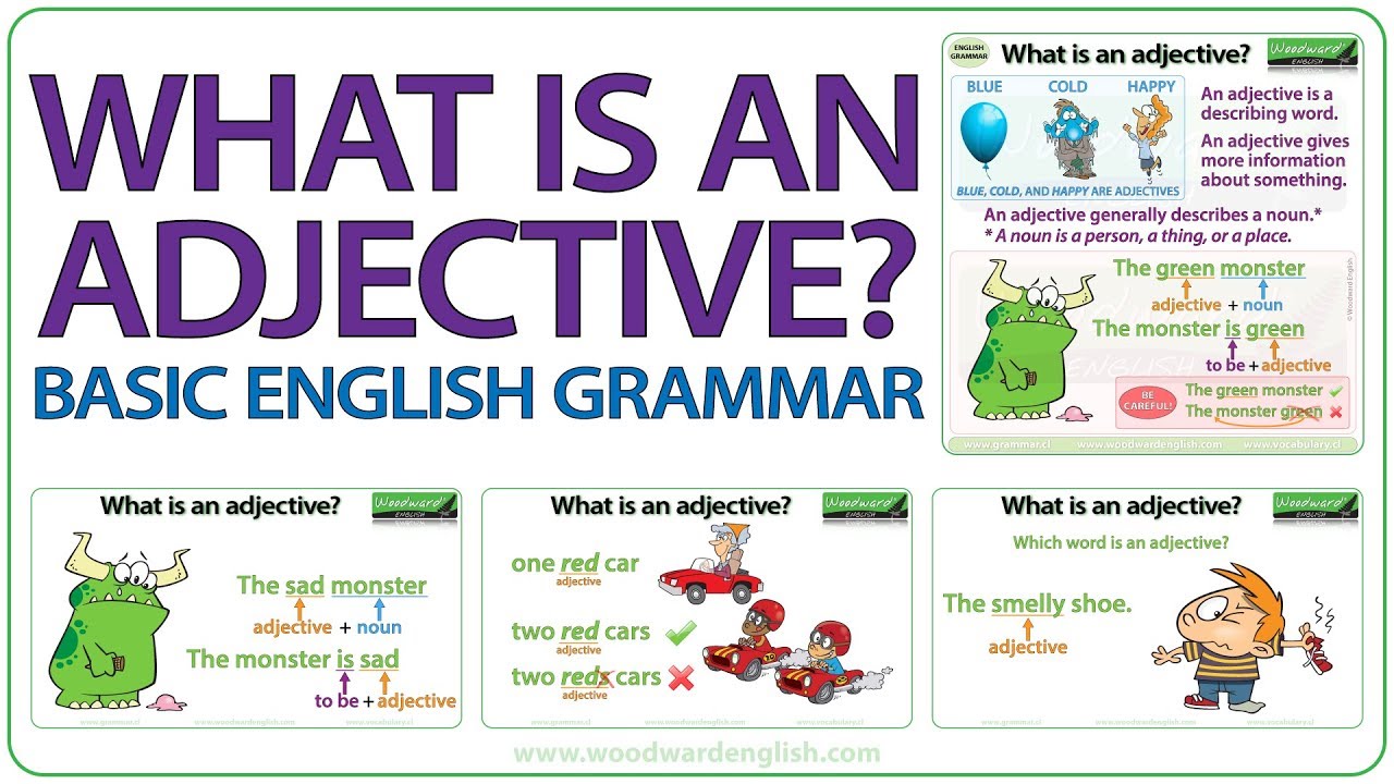 What is an adjective - Basic English Grammar