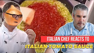 Italian Chef Reacts to ITALIAN TOMATO SAUCE by New Zealand Masterchef