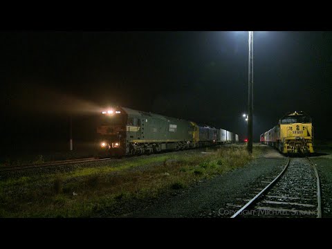 7901V Mildura Container Train Departs Gheringhap Loop (13/5/2023) - PoathTV Australian Railways