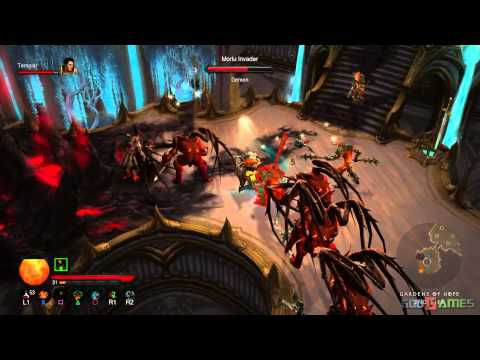 Diablo 3 PS3 Walkthrough 1080p - Normal ACT 4 Barbarian female AndrissGG Part 1