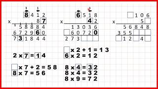 Solve multiplication problems with missing digits | Multiplication | Year 5
