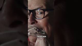 Ennio Morricone vocalizing in a questionable manner his theme for ‘The Good, the Bad and the Ugly”