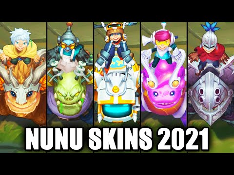 All Nunu Skins Spotlight 2021 (League of Legends)