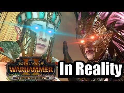 Alalrielle vs Hellebron Trailer in reality (Total war Warhammer 2 The Queen& The Crone)