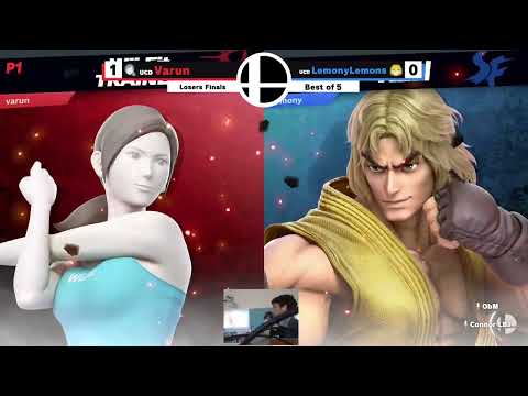 Smash at UC Davis #14: Loser's Finals - Varun (Wii Fit Trainer) vs Lemony Lemons (Ken)