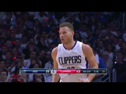 Blake Griffin Dunk vs Utah Jazz Playoffs April 2017