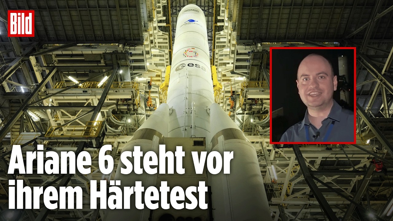 KOUROU: Letzte Vorbereitungen vor dem Raketenstart der Ariane 6