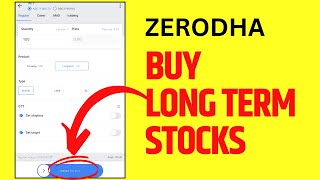 How to Buy Long Term Stocks in Zerodha? | How to Buy Stocks in Zerodha ?