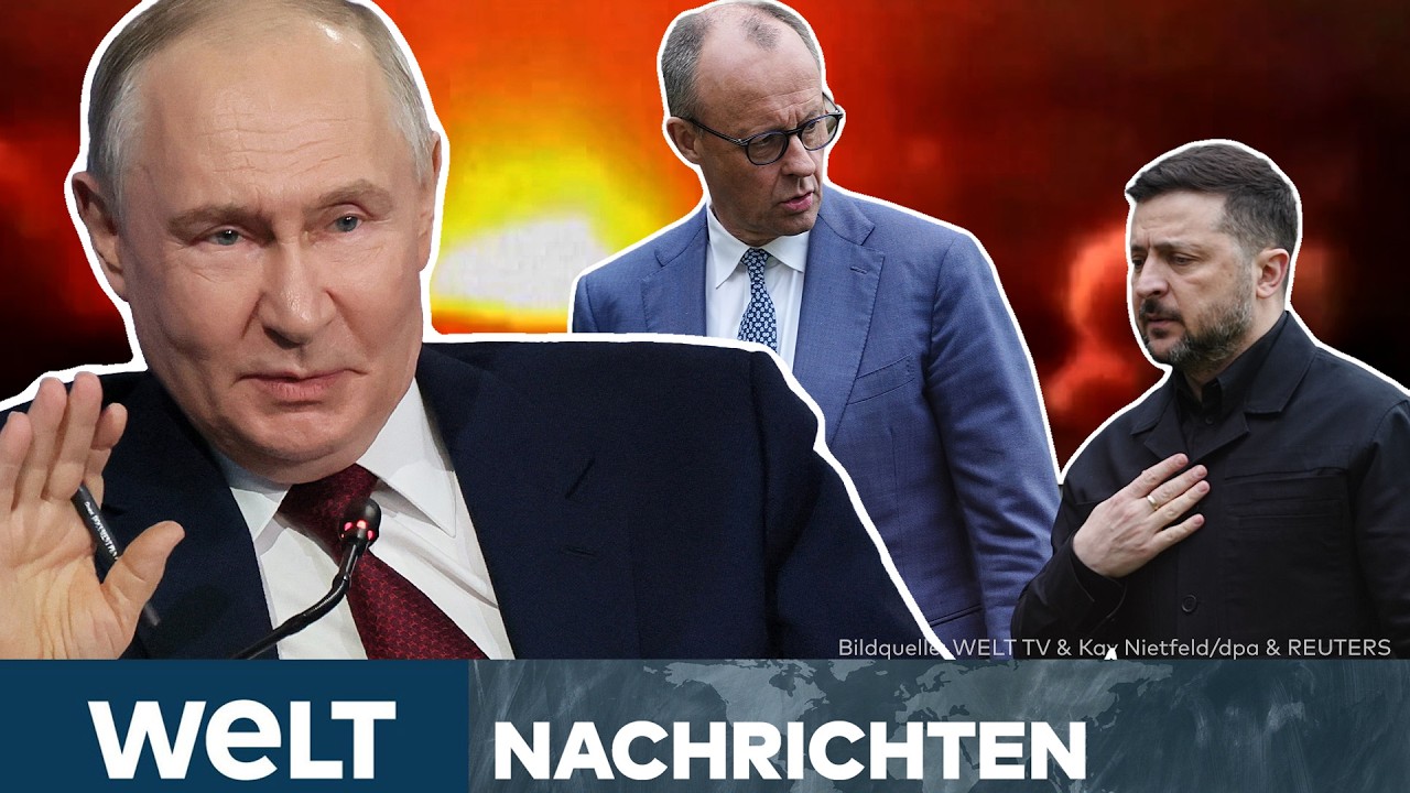 UKRAINE-KRIEG: Kalte Schulter von Putin – Europäer wagen trotzdem neuen Friedensanlauf | STREAM