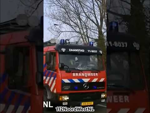 Oude TS 11-8037 DA 11-5002 HV 11-2075 naar Grote Brand in Zaandam #einsatz #brandweer #feuerwehr