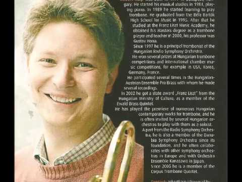 Kamilló Lendvay: Two short movements for trombone