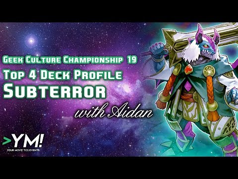 Top 4 Subterror Guru Control - Yu-Gi-Oh! Geek Culture Championship 2019 New Zealand