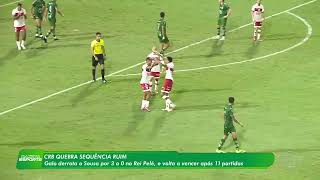Após 11 jogos, CRB volta a vencer, mas está eliminado do Nordestão - 30/4/26