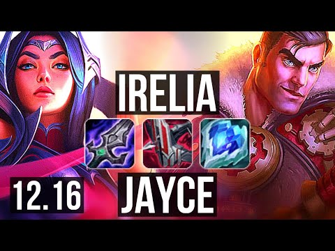 IRELIA vs JAYCE (TOP) | Rank 2 Irelia, 11/3/6, Rank 16 | EUW Challenger | 12.16