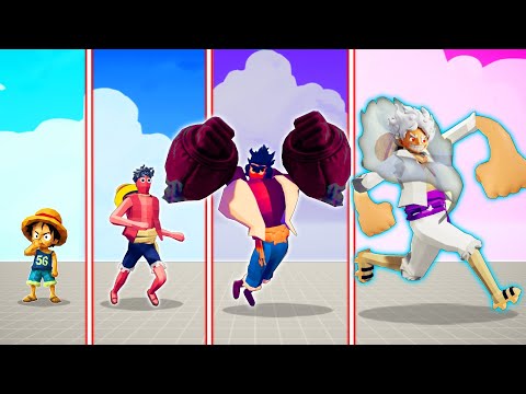 EVOLUTION OF MONKEY D.LUFFY ( ONE PIECE ANIME ) | TABS - Totally Accurate Battle Simulator