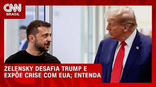 Vídeo: Zelensky desafia Trump e expõe crise com EUA; veja análise no Olhar Externo | HORA H