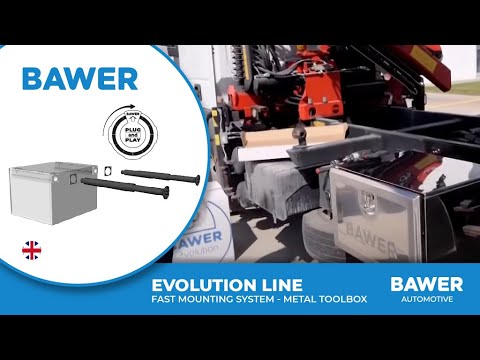 Fast mounting system -  Metal Toolbox