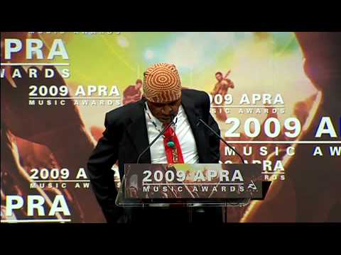 2009 APRA Music Awards Breakthrough Songwriter of the Year  Geoffrey Gurrumul Yunupingu