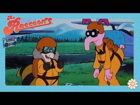 Cedric gets Skydiving Lessons for his Birthday! | The Raccoons Full Episode | Retro Cartoons