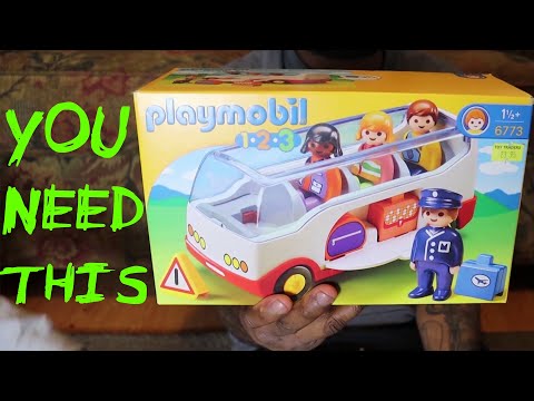 Toy Review  | Playmobil 1.2.3  | 6773  | Airport Shuttle