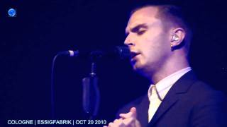 HURTS 20/10/2010 Köln: UNSPOKEN