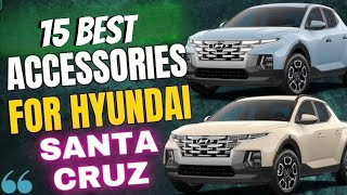 Don't miss those 15 stunning upgrades for Hyundai Santa Cruz! Available on Amazon 😱