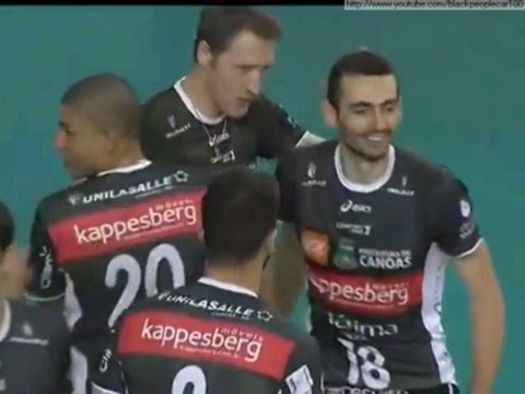 Superliga Masculina de Volei 2012/2013 (quartas de final) jogo 1 - Sesi SP 2 x 3 Kappesberg Canoas