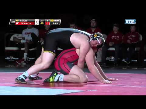 Iowa Hawkeyes at Wisconsin Badgers Wrestling: 285 Pounds - Stoll vs. Horwath