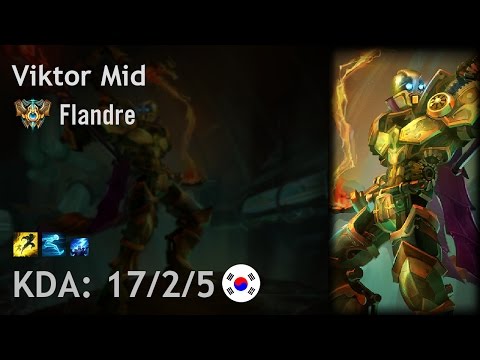 Viktor Mid vs Ahri - Flandre - KR Challenger Patch 6.24