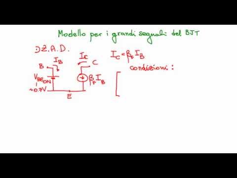 Elettronica 2013 - Lezione 12 - BJT - modello di grande segnale