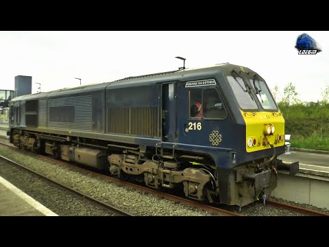 Frist Time GM Class 210 216 Locomotive in M3 Parkway Train Station - 22 April 2023