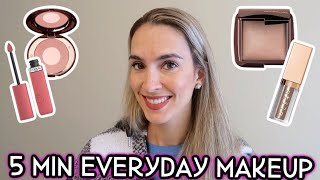 Everyday 5 Minute Long Lasting Makeup Routine || Stay At Home Mom of 2 Busy Lifestyle GRWM