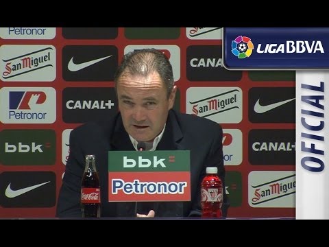 Rueda de Prensa de JIM tras el Athletic Club (4-2) Real Valladolid - HD