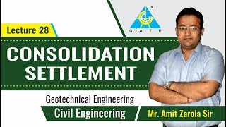 Consolidation Settlement | Lecture 28 | Geotechnical Engineering