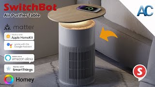 SwitchBot Air Purifier Table | Purifica gli ambienti e ricarica Wireless